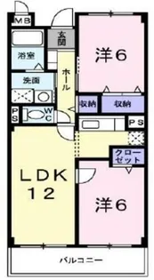 ささお弐番館【2階】の間取り