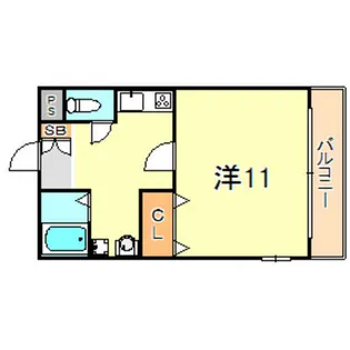 エクセルまつたに【4階】の間取り