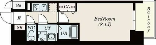 S-RESIDENCE池下西【9階】の間取り