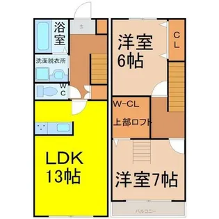 Solsaliennte【1階】の間取り