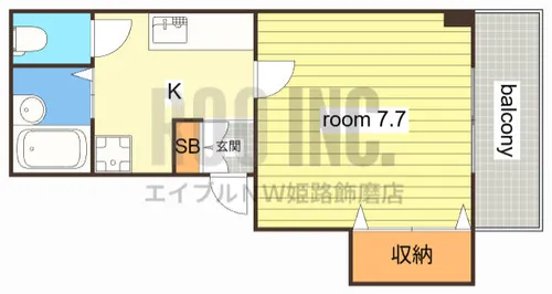 クレアトゥールOTSUKA【301号室】の間取り