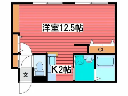 SOLEIL2.6【202号室】の間取り