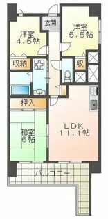 エンゼラート明石【2階】の間取り