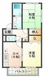 セゾン東須磨【2階】の間取り