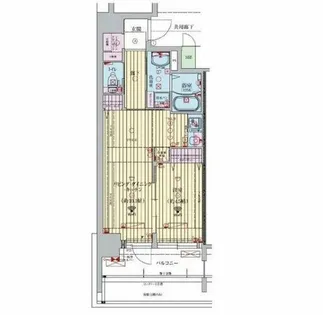 1LDKの間取り画像