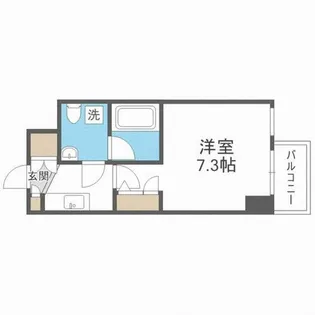 ミュプレ北浜EAST【14階】の間取り