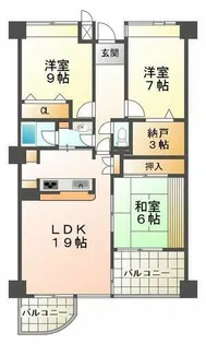 西神糀台ミオ【1階】の間取り
