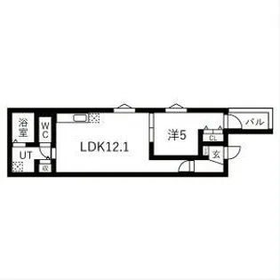 BC生駒C【3階】の間取り