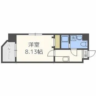 ドゥエリング梅田【10階】の間取り