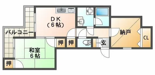 オーナーズマンション明石【1階】の間取り