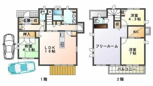兵庫県明石市大久保町大窪【一戸建】の間取り