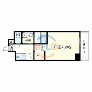 メイゾン都島【5階】の間取り