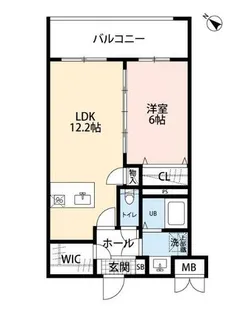 ラフィネコートⅡ【1階】の間取り