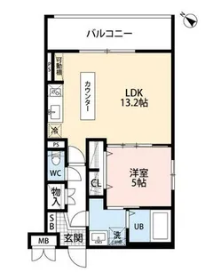 ラフィネコートⅡ【1階】の間取り