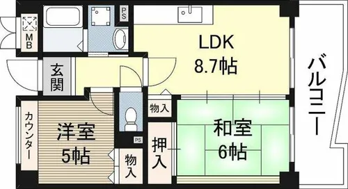 ソラーレN【7階】の間取り