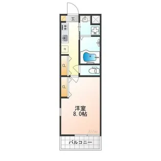 Shining二条離宮【2階】の間取り