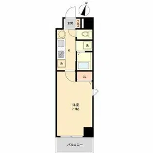 willDo勝川【408号室】の間取り