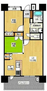 第9ケイコーマンション駅南【6階】の間取り