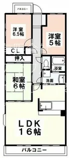ロイヤルエイトコートⅠ【402号室】の間取り