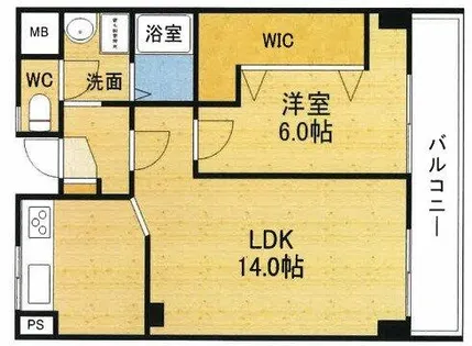 大神ハイツ【6階】の間取り