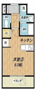 solana弥刀【3階】の間取り