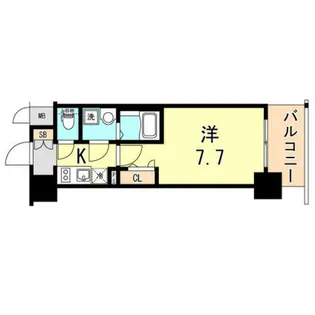 エスプレイス神戸ウエストゲート【4階】の間取り