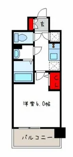 CREST TAPP 大阪EAST【6階】の間取り