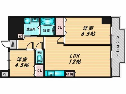 友井グレイス【10階】の間取り