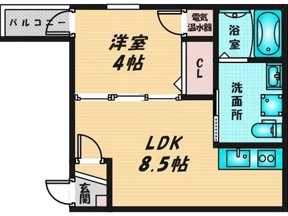 LUMIERE長瀬【2階】の間取り