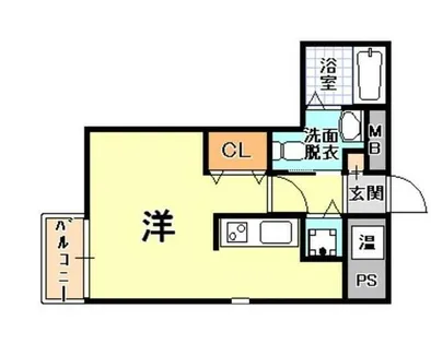 リタ コート【1階】の間取り