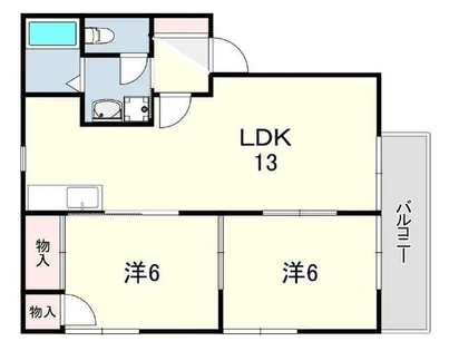 GRAND LIFE 芦屋三条【1階】の間取り