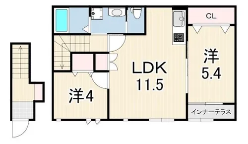 メゾン ジョルジュ【2階】の間取り