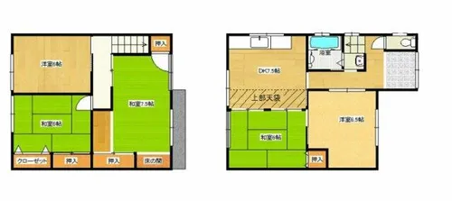 兵庫県姫路市八代本町1丁目【一戸建】の間取り