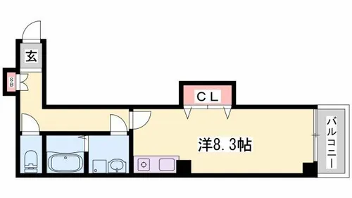ヴィーナス英賀保【2階】の間取り