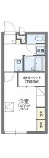 レオパレスラ・フォーレⅡ【1階】の間取り