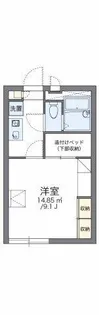 レオパレスラ・フォーレⅢ【2階】の間取り