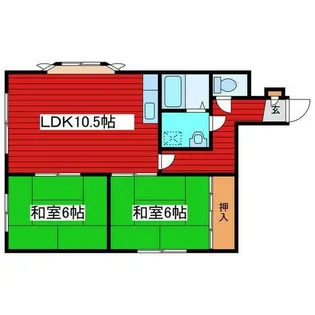 メゾンエム1【102号室】の間取り