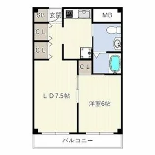 INOVE千里万博公園【3階】の間取り