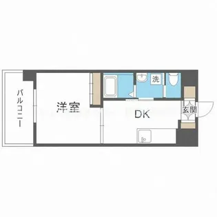 アールエスフラッツ【8階】の間取り