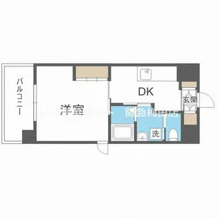 アールエスフラッツ【6階】の間取り