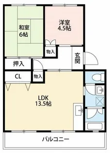 むつなメゾン【102号室】の間取り