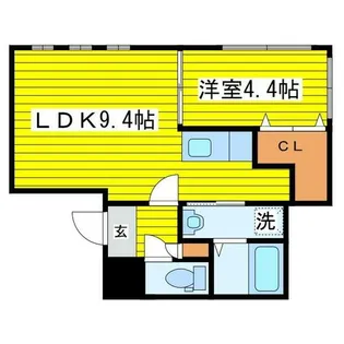 MAGARI(マガーリ)【203号室】の間取り