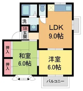 チェルシー【101号室】の間取り