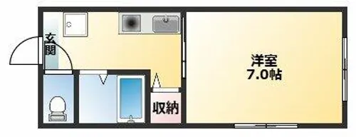 STUDIO NAGASE【1階】の間取り