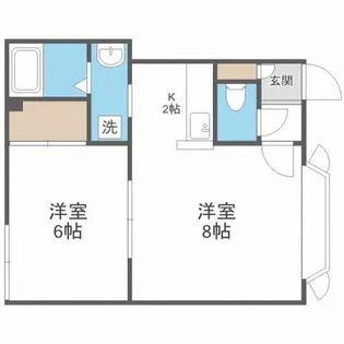 シルクノース30【101号室】の間取り