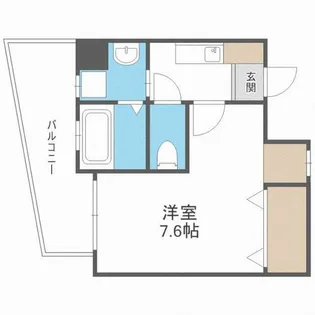 レジデンシャルヒルズ呉服【9階】の間取り