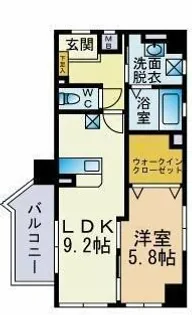 グレートフルみずほ【6階】の間取り