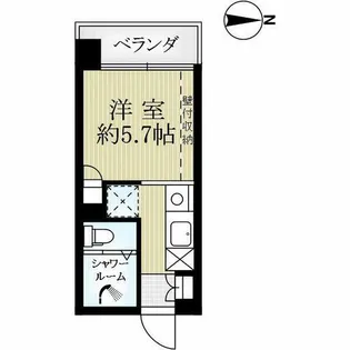 深江ビル【603号室】の間取り