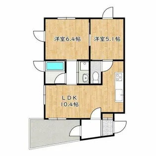 OTTO【3階】の間取り