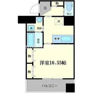 ルネ日本橋anhelo【2階】の間取り